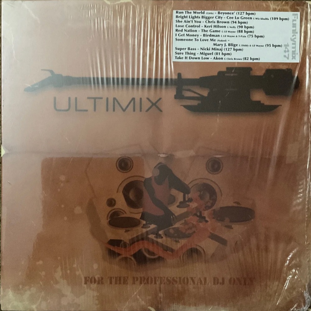 Funkymix 147 double DJ vinyl records nicki minaj chris brown beyonce cee…
